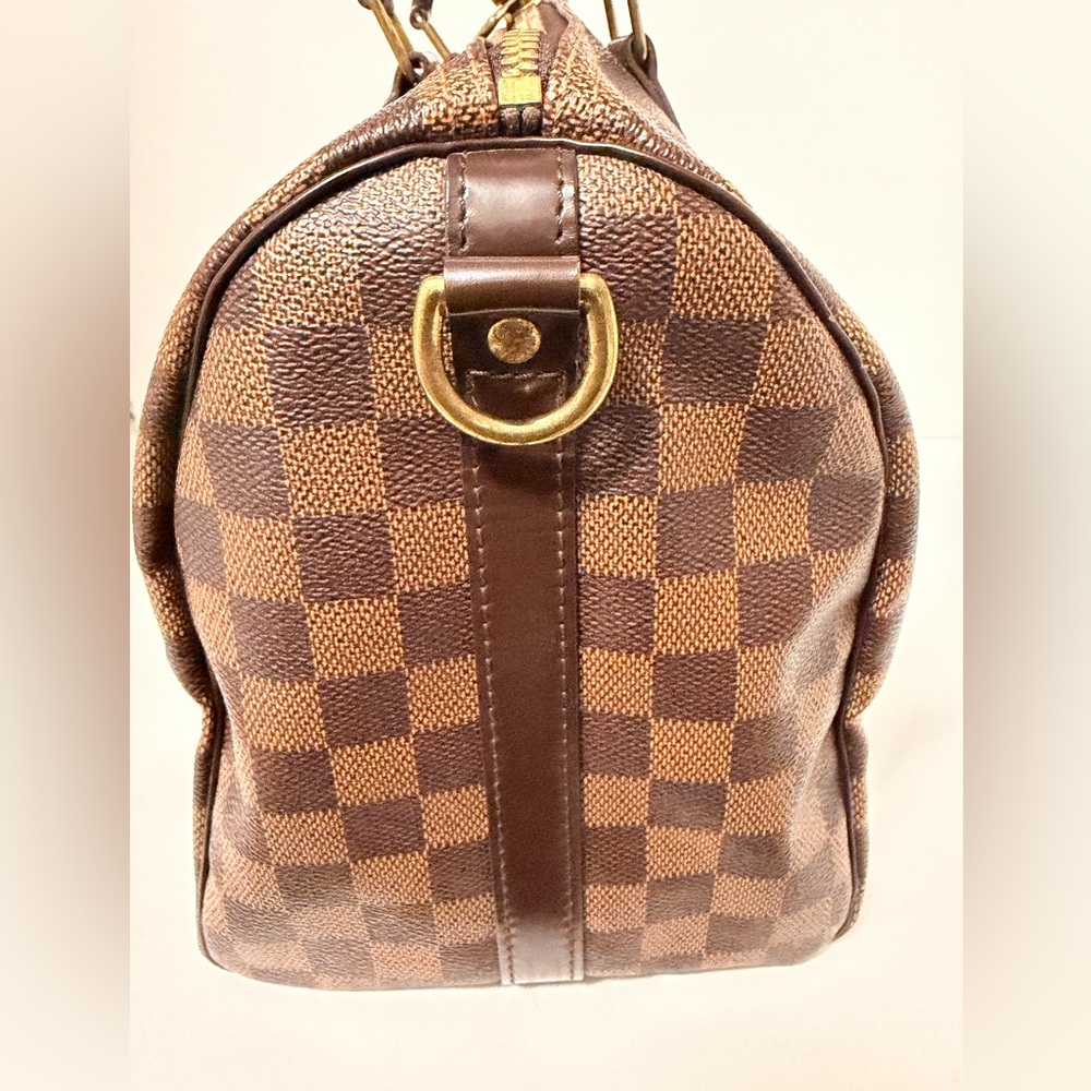 ✨ Authentic Louis Vuitton Speedy 30 Bandoulière – Damier Ebene ✨ - Picture 3 of 15